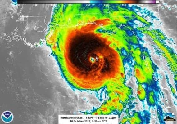 NASA 2018-Hurricane Michael 