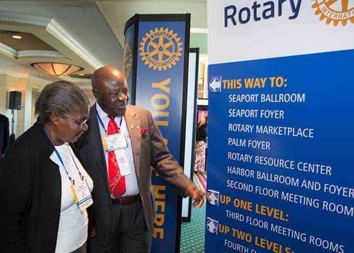 Members of Rotary Club International