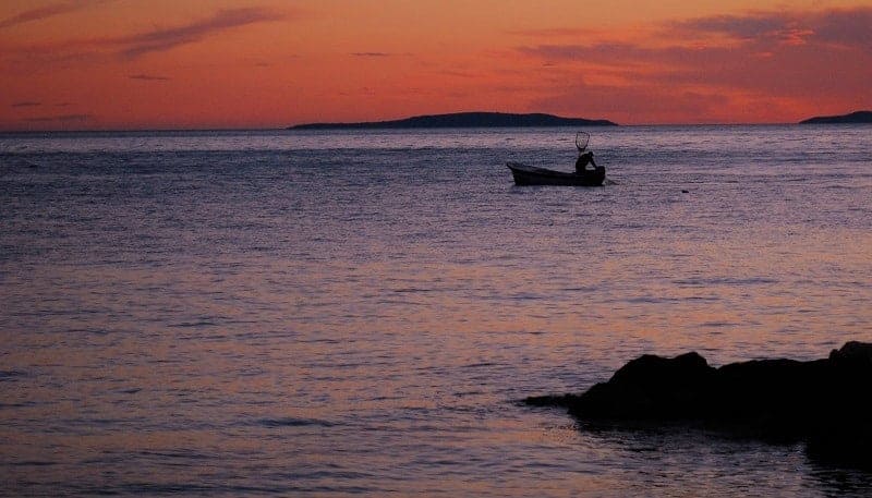 Podstrana Croatia Fisherman
