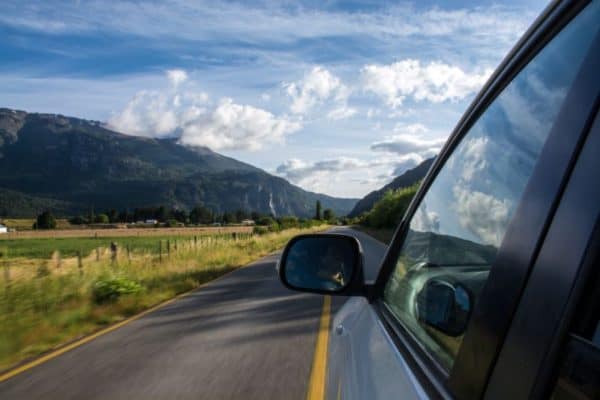 Car on a Road Trip