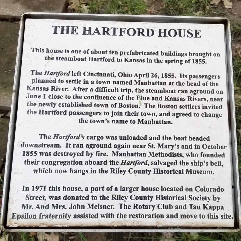Hartford House History Manhattan Kansas