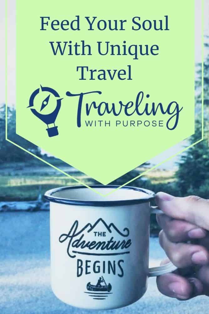 Adventure coffee mug Traveling with Purpose