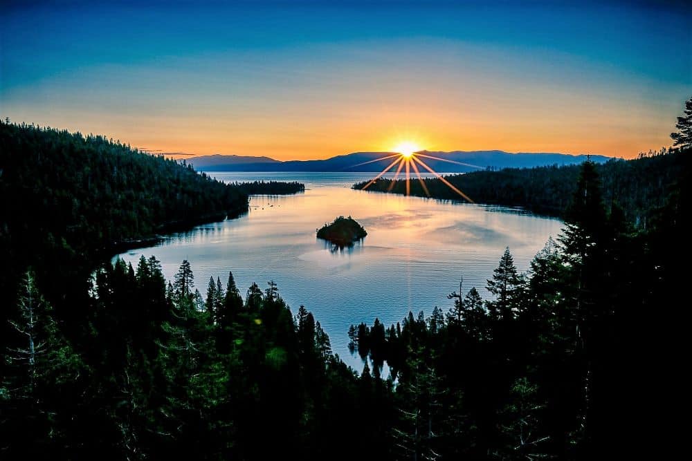 Sunrise at Emerald Bay Lake Tahoe