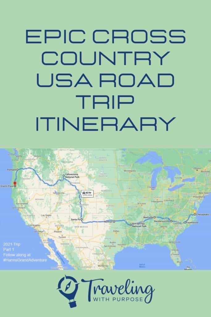 USA Road Trip Itinerary