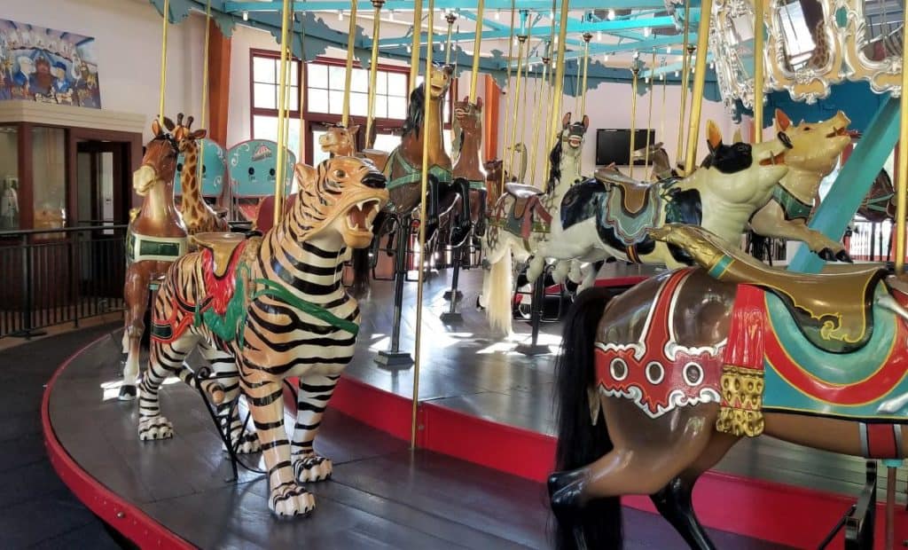 Carousel at Pullen Park Raleigh NC USA Road Trip