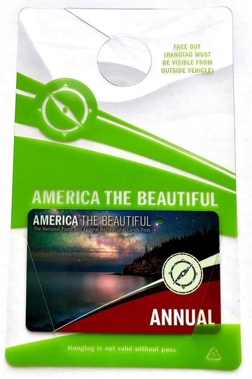National Parks Pass Hang tag and Annual Pass