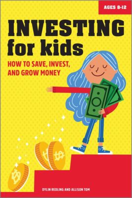 Investing for Kids book cover - girl holding dollars