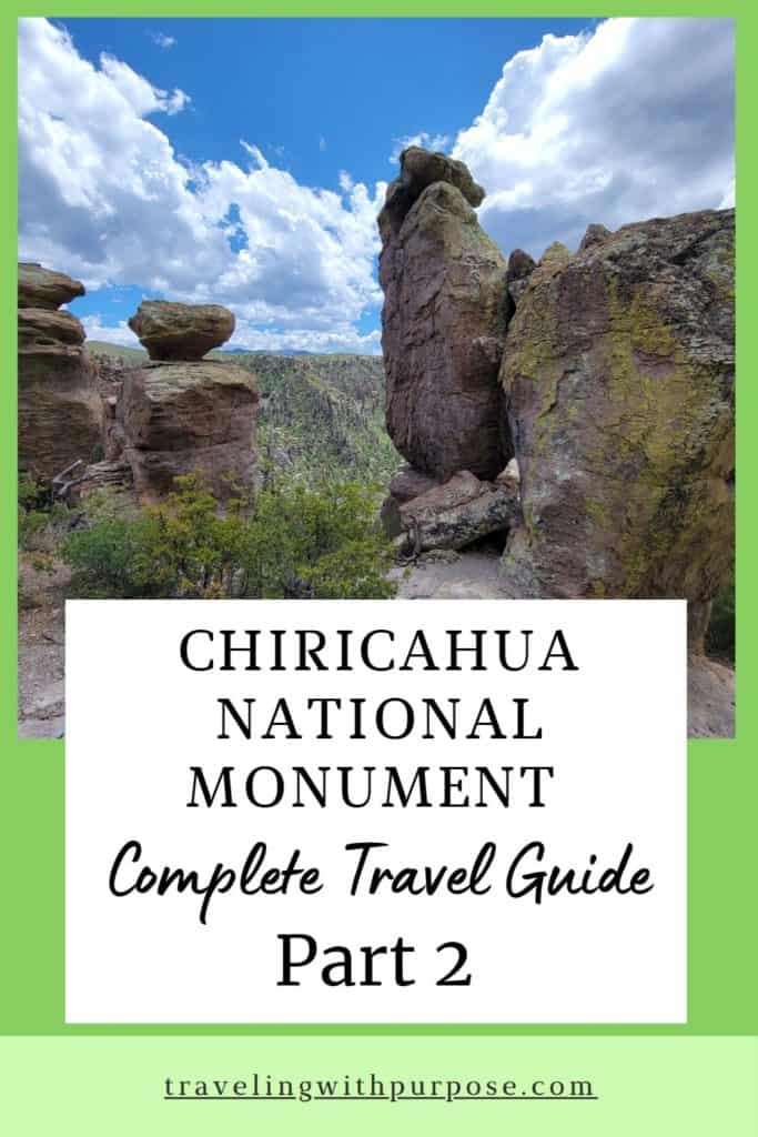 Chiricahua National Monument Arizona National Parks pin