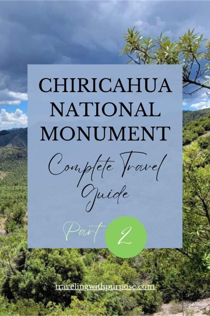 Chiricahua National Monument mountains